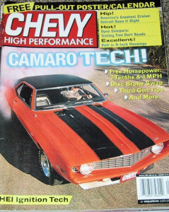 CHEVY HIGH PERFORMANCE 2001 JAN - RARE L79 '66 DUCE